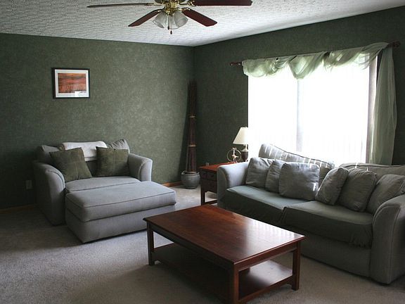 Another view of great room with large windows
