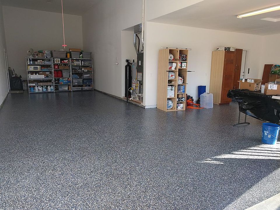 Epoxy finish in garage
