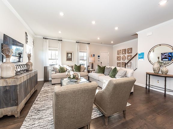 Lockwood floorplan modeled at Stoneybrook Station in Huntersville, NC.