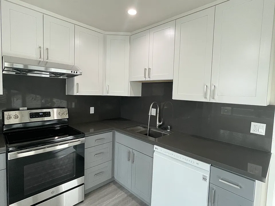 Updated kitchen with a dishwasher