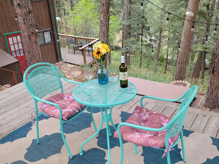 Tea house upper patio area