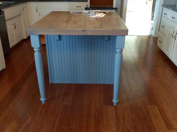 Custom kitchen island
