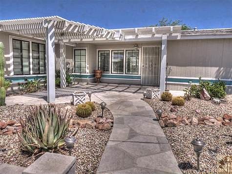 Aluma roof patio front and rear.