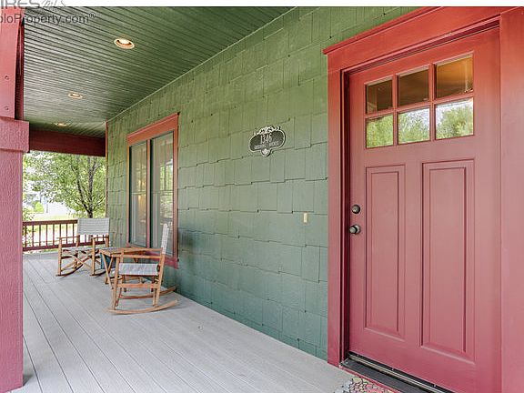 Inviting wraparound porch