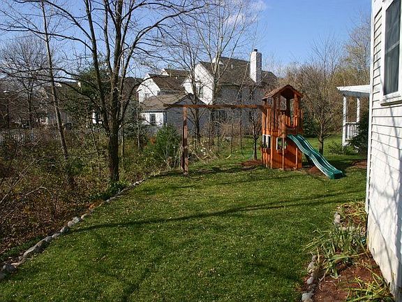 Backyard and swingset