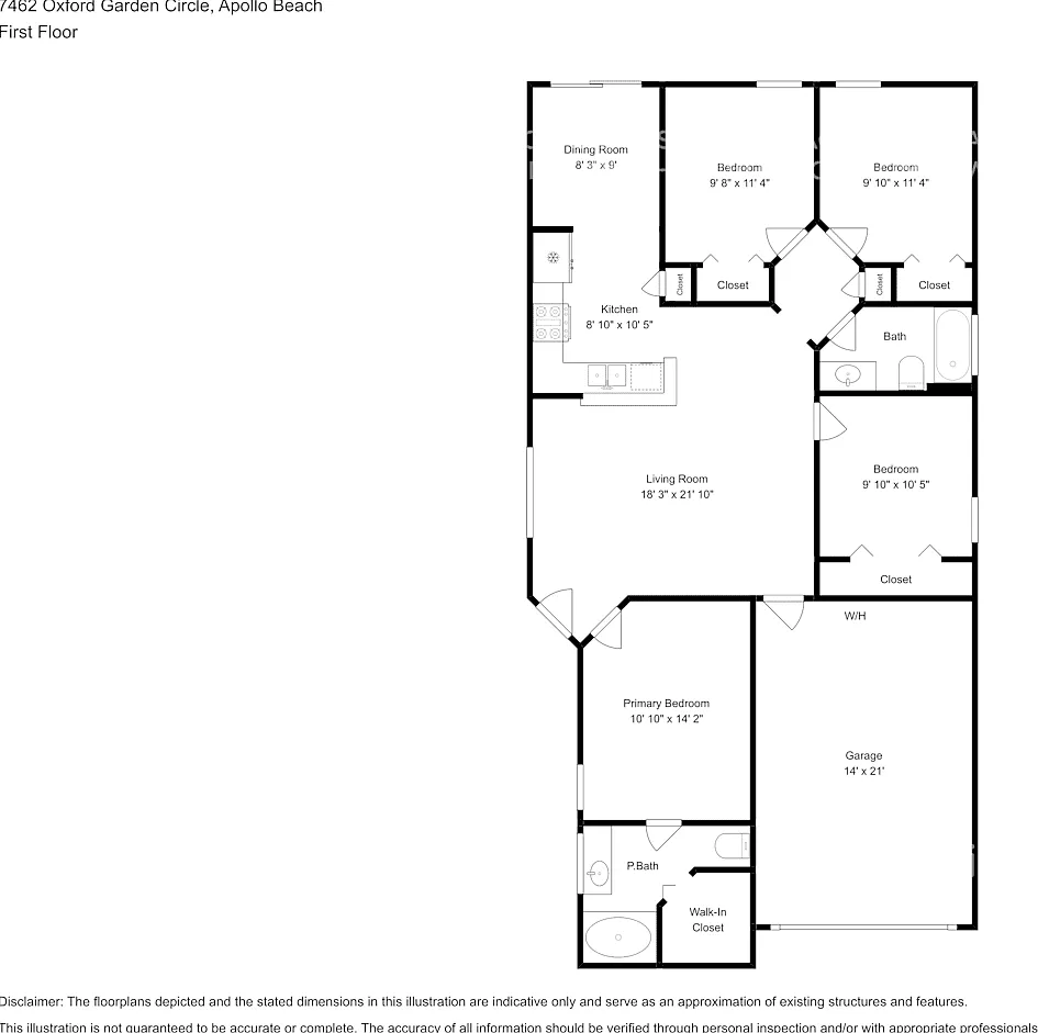 7462 Oxford Garden Cir Apollo Beach, FL 33572 — Photo 2
