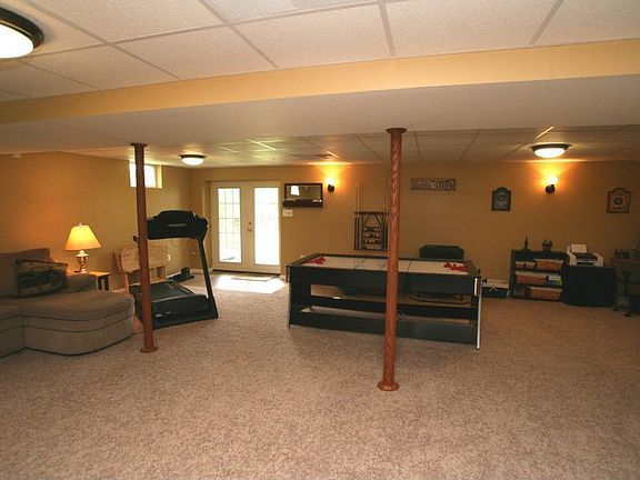 Basement club room