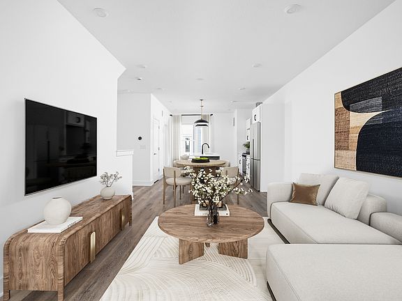 Open Concept Kitchen and Living Space