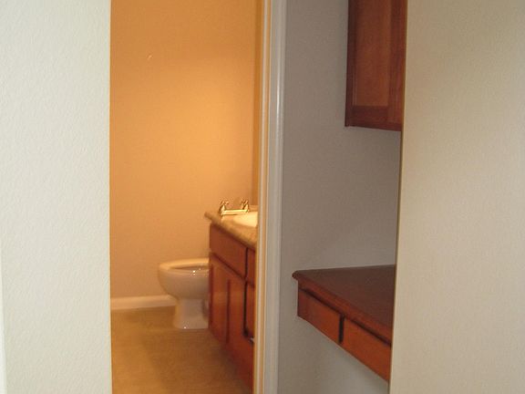 1/2 bath on living room/kitchen level