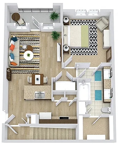 Floor plan Maple with Garage