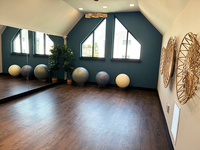 Group fitness / yoga room