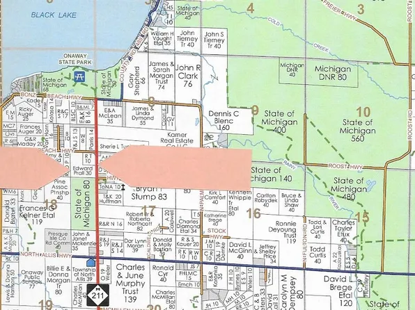 0FF N M 211 Rd, Onaway, MI 49765