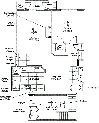 Floor plan The Astoria