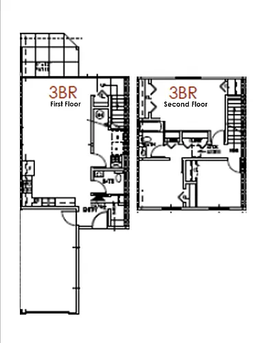 Floor plan Three Bedroom