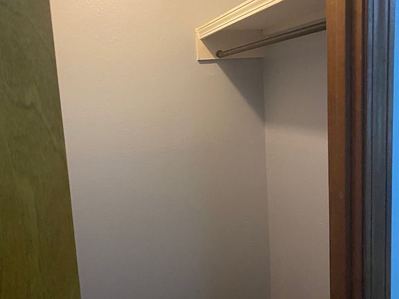 Walk in closet in master