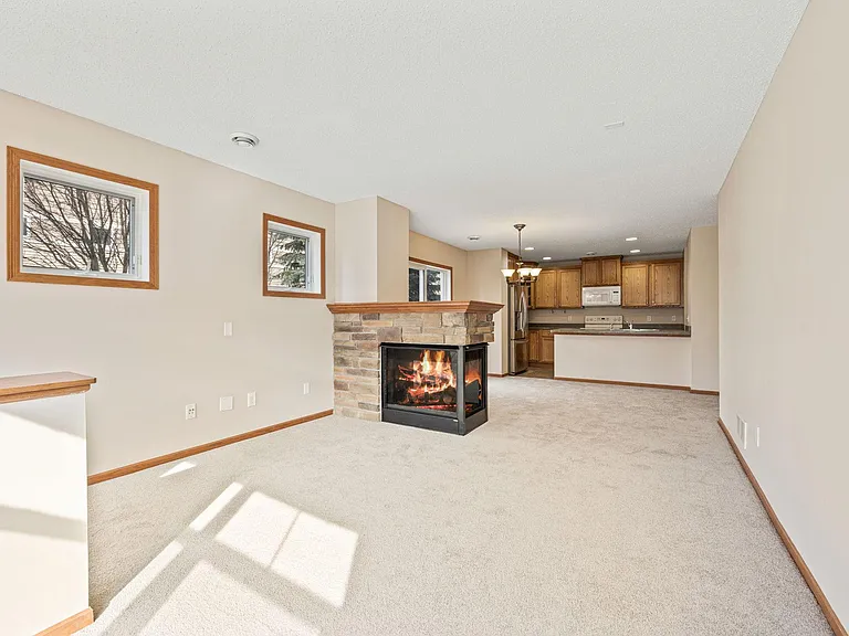 View from Entrance with Living room/Dining/Kitchen