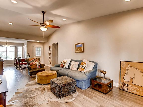 Family room with view to kitchen nook