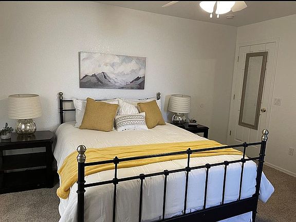 Master bedroom lake view