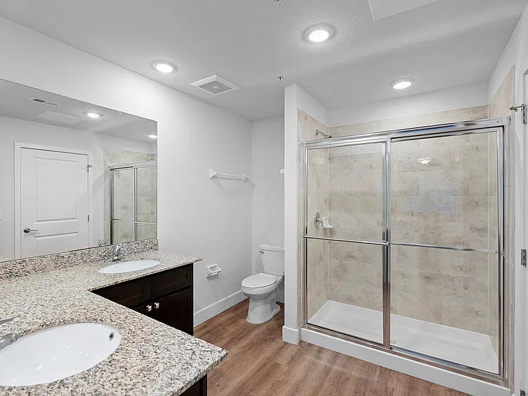 Refresh and recharge in a spa-inspired bathroom.