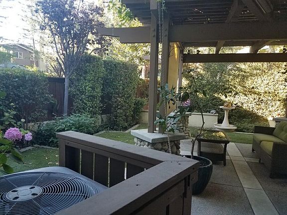 Backyard from patio door