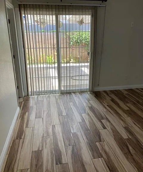 Master Bedroom with sliding door to Patio