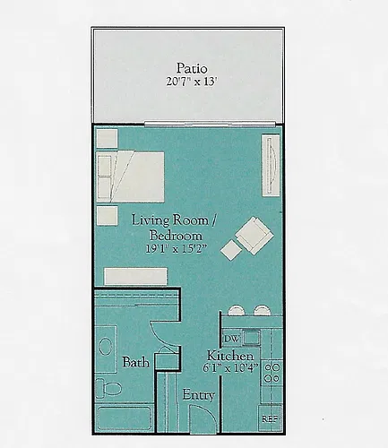 Floor plan Studio