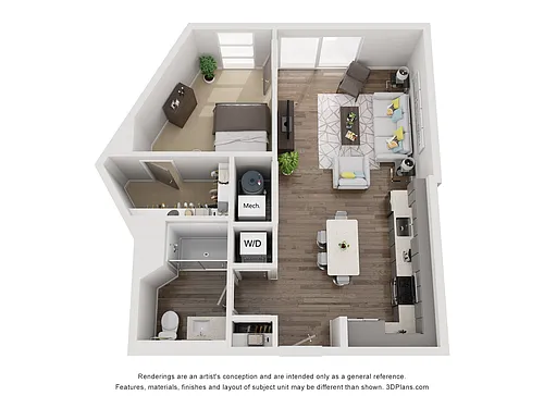 Floor plan A02A