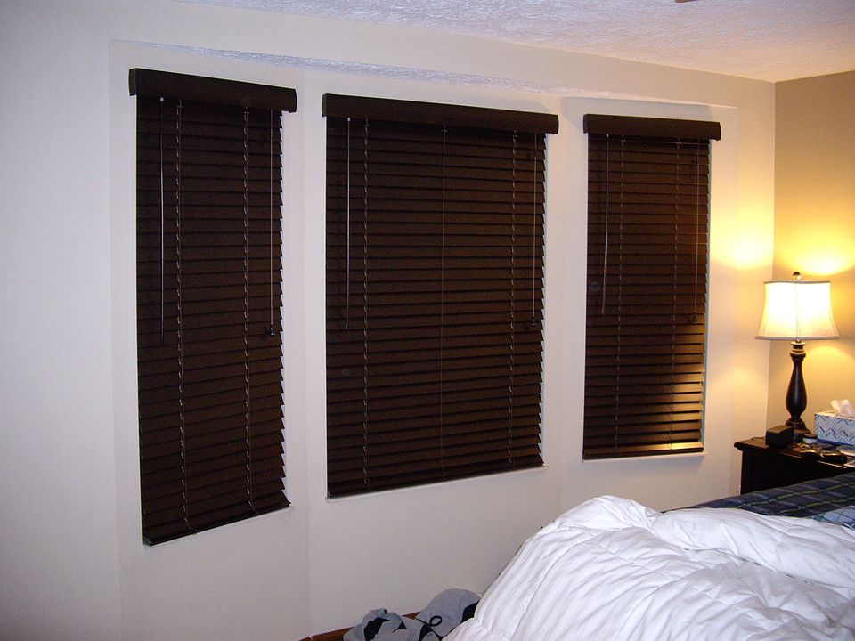 New blinds in master bed