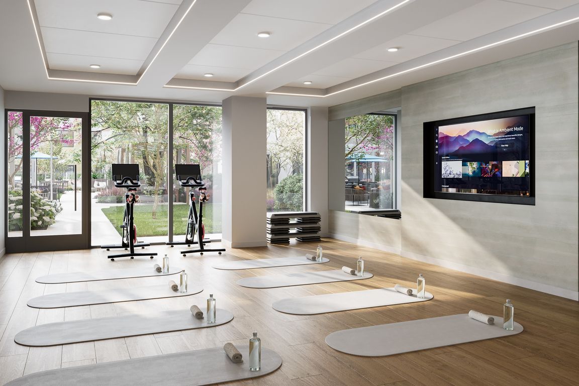 Private modern yoga studio