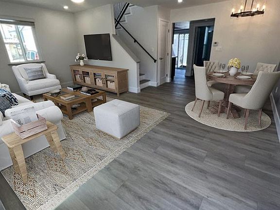 Large open living room area