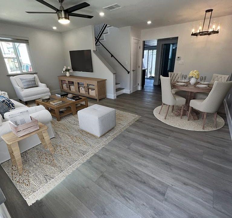 Large open living room area