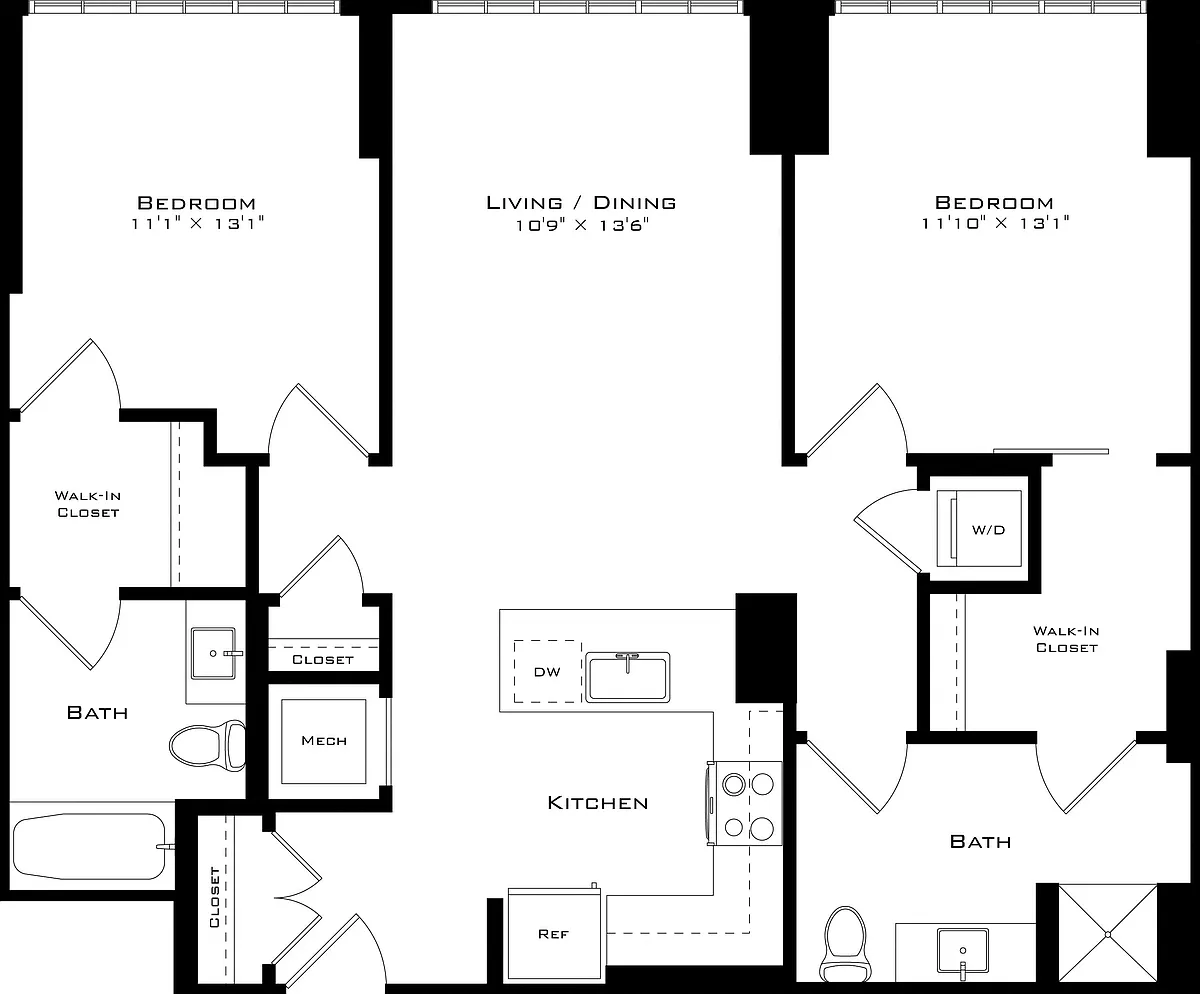 Floor plan B8