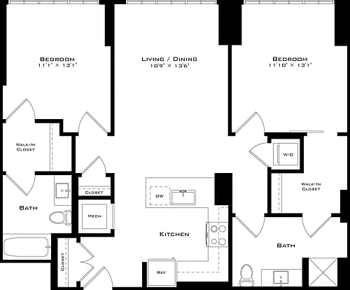 Floor plan B8