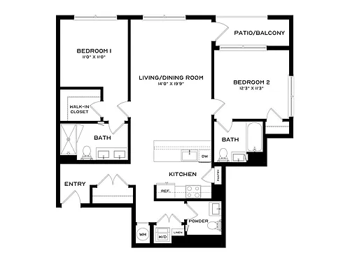 Floor plan B14