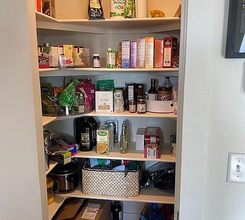 Huge pantry for food storage