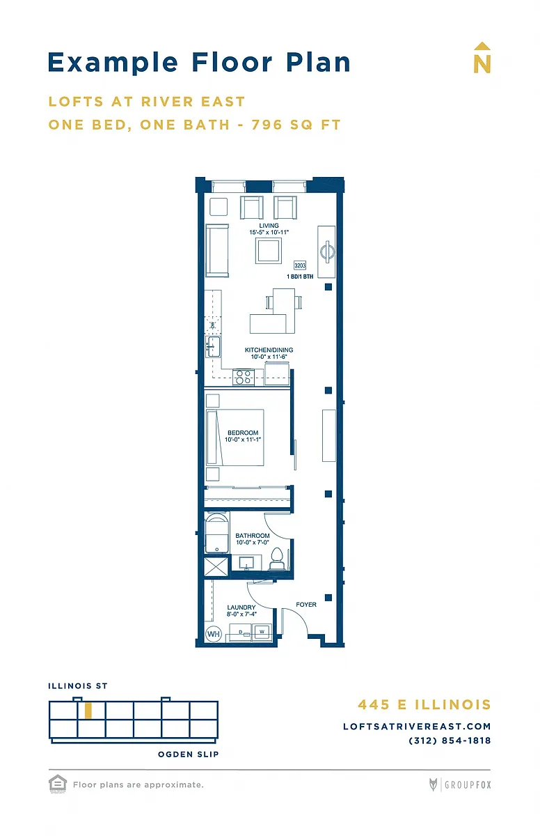 Floor plan 1 Bedroom