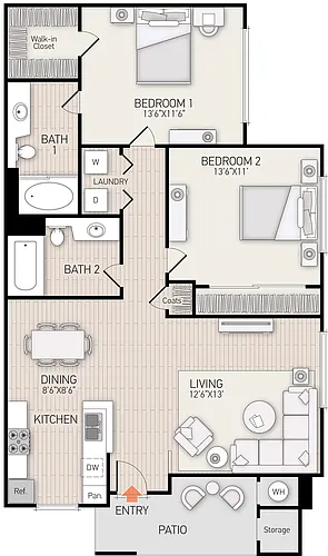 Floor plan Plan E
