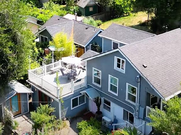 Unit D is the stand alone building in the back of the property.