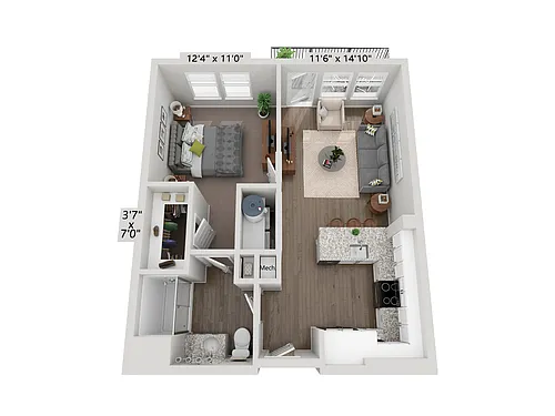 Floor plan A1 - Amber