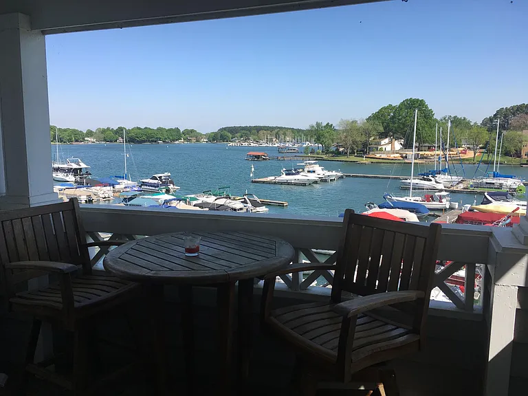 View from deck