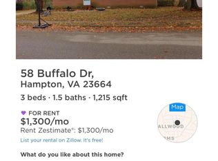 58 Buffalo Dr, Hampton, VA 23664