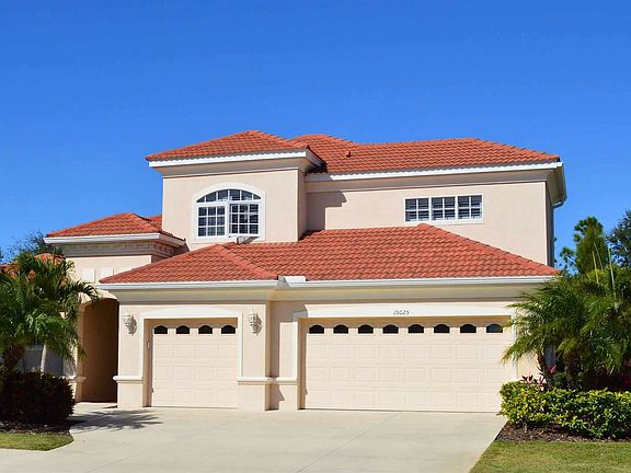 Nestled on a beautiful cul-de-sac, this stunning Mediterranean beauty has ALL the bells and whistles! 5 roomy bedrooms, 3 full baths, a bonus room, pool, chef's kitchen, vaulted ceilings, step ceilings, loads of closet space, and a fabulous garage! 1st Floor: 2488' under air 2nd Floor: 701' under air Garage: 815'