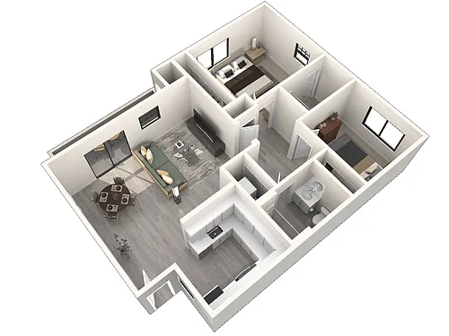 Floor plan Plan F