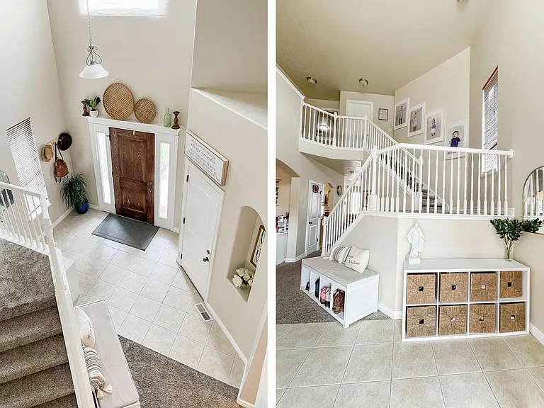 Vaulted ceiling entry-way
