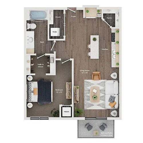 Floor plan A1/A2/A5 - Gatsby