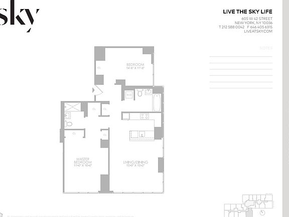 2nd image of 605 W 42nd St APT 62M