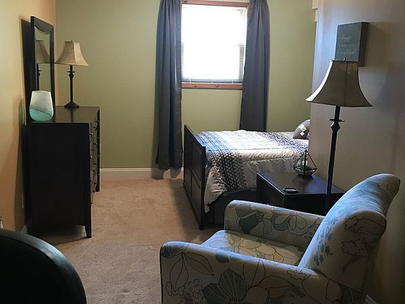 Bedroom with sitting area