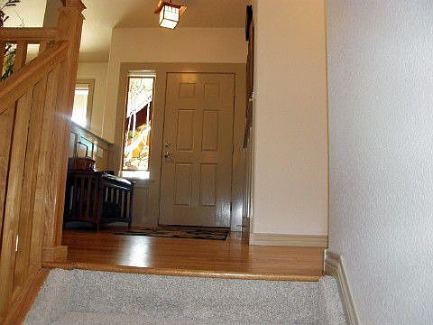 The front foyer welcomes you into this easy-living home.