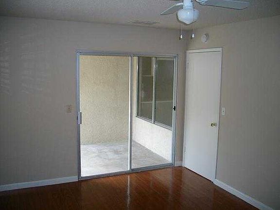 Master bedroom with slider to court yard