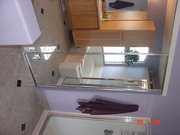 Granite Tile in 5 piece Master Bath 